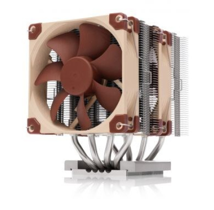 NOCTUA Chladič CPU NH-D9 TR5-SP6 4U, 2x 92mm, sTR5, SP6, hnědá/stříbrná