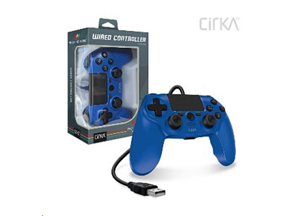 Cirka NuForce Wired Game Controller for PS4/PC/Mac (Blue)