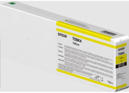 EPSON ink Singlepack Yellow T55K400 UltraChrome HDX/HD 700ml EPSON ink Singlepack Yellow T55K400 UltraChrome HDX/HD 700ml
