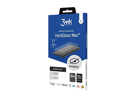 3mk tvrzené sklo HardGlass Max Privacy Black pro Samsung Galaxy S25 Edge