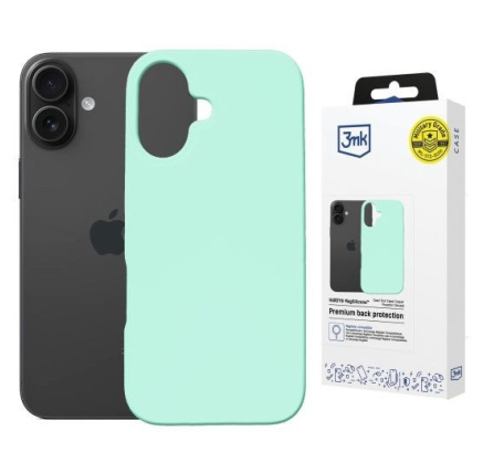 3mk ochranný kryt HARDY MagSilicone pro Apple iPhone 16 Teal 3mk ochranný kryt HARDY MagSilicone pro Apple iPhone 16 Teal