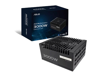 ASUS zdroj Pro WS 3000W Platinum, 140mm, Plně modulární, 80 Plus Platinum, ATX 3.1