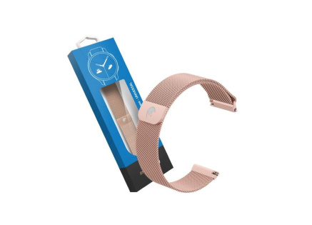 RhinoTech univerzální řemínek milánský tah Quick Release 18mm růžovo-zlatý RhinoTech univerzální řemínek milánský tah Quick Release 18mm růžovo-zlatý