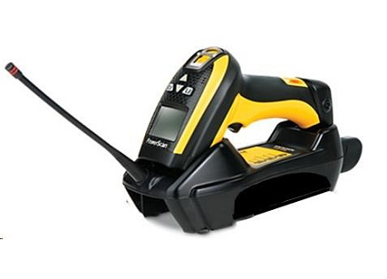 Datalogic PM9100, 1D, multi-IF, disp., kit (USB), RB, black, žlutá