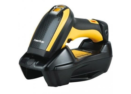 Datalogic PowerScan PBT9501, BT, 2D, HD, DPM, kit (RS-232), RB, black, yellow
