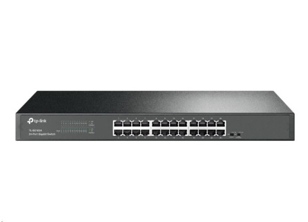 TP-Link switch TL-SG1024 (24xGbE, fanless)