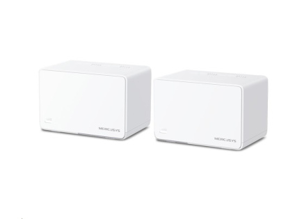 MERCUSYS Halo H80X(2-pack) WiFi6 Mesh (AX3000,2,4GHz/5GHz,3xGbELAN/WAN) MERCUSYS Halo H80X(2-pack) WiFi6 Mesh (AX3000,2,4GHz/5GHz,3xGbELAN/WAN)