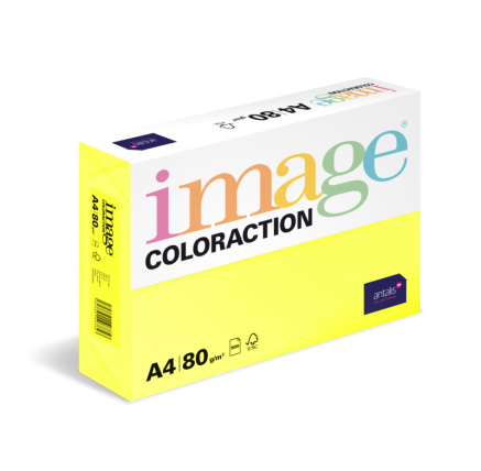 Antalis Papír Image Coloraction Canary - středně žlutá (CY39) A4 (80g/100ks)