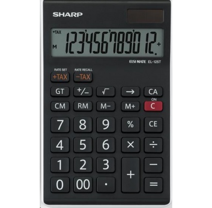 SHARP kalkulačka - EL125TWH - gift box