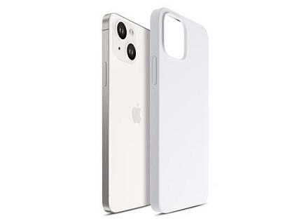 3mk ochranný kryt HARDY Silicone MagCase pro Apple iPhone 15 Plus, Silver-White