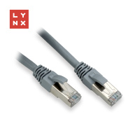 LYNX FTP patch kabel Cat6, PVC, 20m, šedý