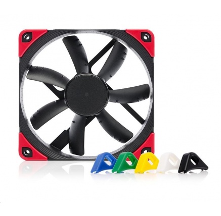 NOCTUA Ventilátor NF-S12A PWMCH.BK.S, 120mm, černá