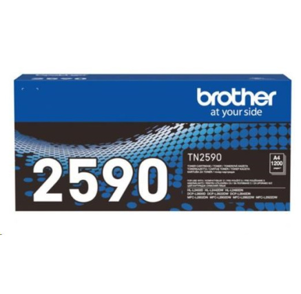 BROTHER Toner TN-2590 Standardní toner 1200 stran pro L2622, L2922 BROTHER Toner TN-2590 Standardní toner 1200 stran pro L2622, L2922
