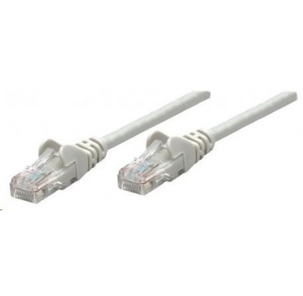 Intellinet patch kabel, Cat6 Certified, CU, UTP, PVC, RJ45, 30m, šedý