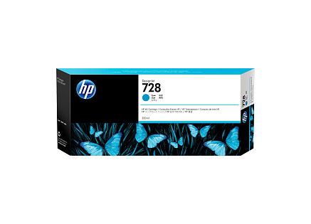HP 728 300-ml Cyan InkCart