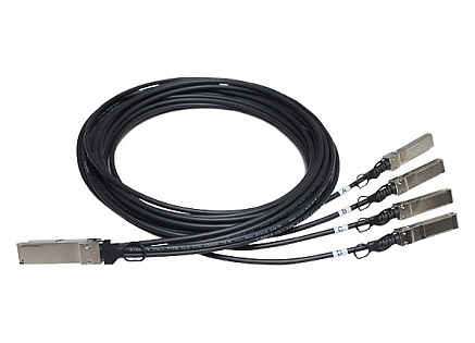 HPE X240 QSFP+ 4x10G SFP+ 1m DAC Cable JG329A RENEW