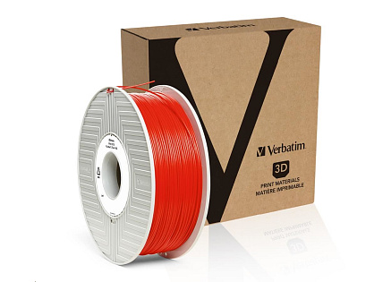 VERBATIM 3D Printer Filament PLA 1.75mm, 335m, 1kg red (OLD PN 55270)