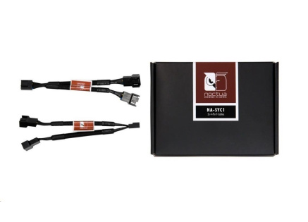 NOCTUA Rozdrojka NA-SYC1, 2x, 4-pin ventilátor, černá