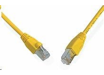 Solarix Patch kabel CAT5E SFTP PVC 20m žlutý snag-proof C5E-315YE-20MB