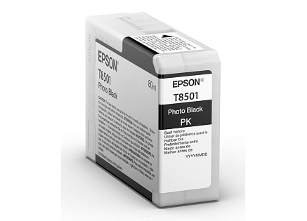EPSON ink čer ULTRACHROME HD "Kosatka" - Photo Black - T850100 (80 ml)