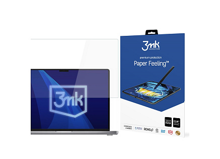 3mk ochranná folie Paper Feeling pro Apple Macbook Pro 16 M1/M2/M3/M4 3mk ochranná folie Paper Feeling pro Apple Macbook Pro 16 M1/M2/M3/M4