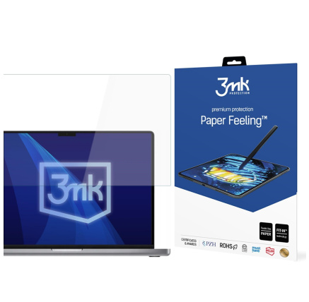 3mk ochranná folie Paper Feeling pro Apple Macbook Pro 16 M1/M2/M3/M4 3mk ochranná folie Paper Feeling pro Apple Macbook Pro 16 M1/M2/M3/M4