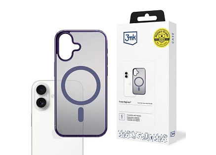 3mk ochranný kryt Frosty MagCase Purple pro Apple iPhone 17