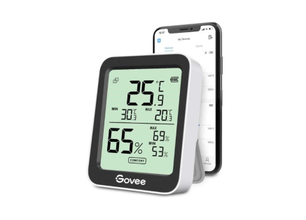 Govee Teploměr a vlhkoměr s displejem, Bluetooth