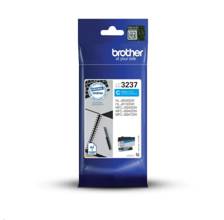 BROTHER INK LC-3237C - cyan 1500stran - pro MFC-J5945DW, MFC-J6945DW, MFC-J6947DW BROTHER INK LC-3237C - cyan 1500stran - pro MFC-J5945DW, MFC-J6945DW, MFC-J6947DW