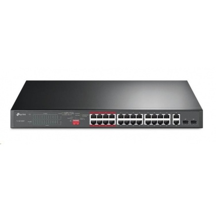 TP-Link CCTV switch TL-SL1226P (24x100Mb/s, 2xGbE/2xSFP combo, 24xPoE+, 250W) TP-Link CCTV switch TL-SL1226P (24x100Mb/s, 2xGbE/2xSFP combo, 24xPoE+, 250W)