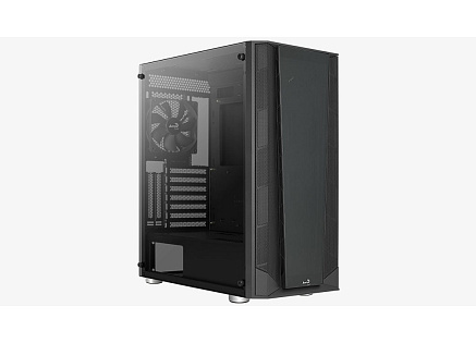 AEROCOOL skříň Prism, Mid tower, 2x USB 3.0, 1x USB 2.0, 2x audio, bez zdroje