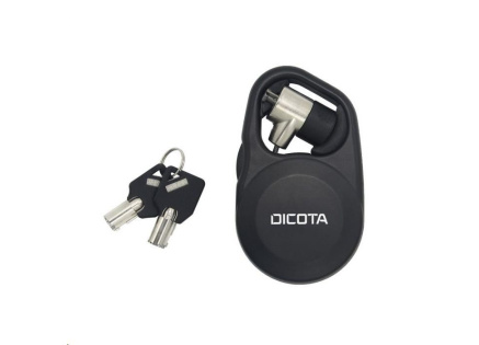 DICOTA Security Cable T-Lock Retractable, keyed, 3x7mm slot