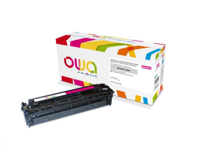 OWA Armor toner pro HP Laserjet Pro CP1525, 1300 Stran, CE323A, červená/magenta