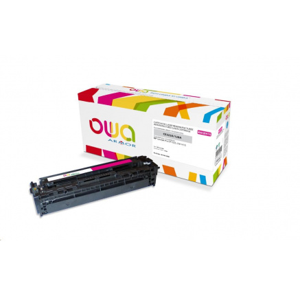 OWA Armor toner pro HP Laserjet Pro CP1525, 1300 Stran, CE323A, červená/magenta OWA Armor toner pro HP Laserjet Pro CP1525, 1300 Stran, CE323A, červená/magenta
