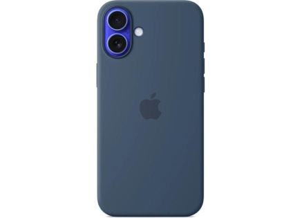 APPLE iPhone 16 Plus Silicone Case with MagSafe - Denim APPLE iPhone 16 Plus Silicone Case with MagSafe - Denim