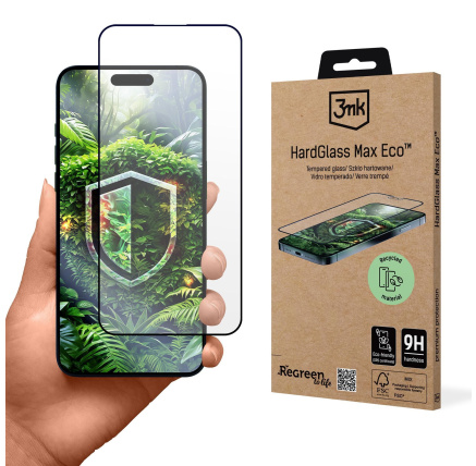 3mk tvrzené sklo HardGlass Max Eco pro Apple iPhone 15 Pro 3mk tvrzené sklo HardGlass Max Eco pro Apple iPhone 15 Pro