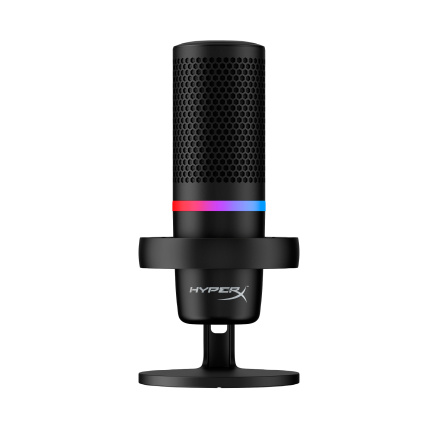 HyperX DuoCast - USB Microphone (Black) - RGB Lighting (HMID1R-A-BK/G) - Mikrofon