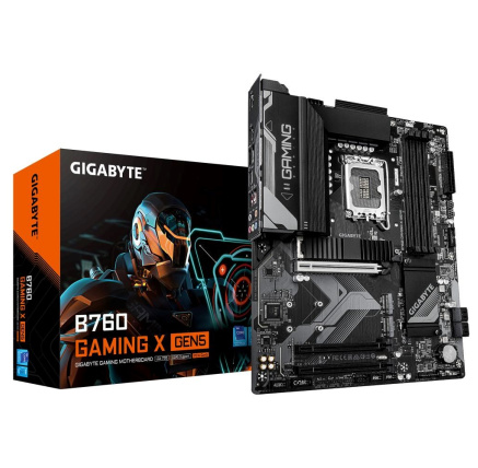 GIGABYTE MB Sc LGA1700 B760 GAMING X GEN5, Intel B760, 4xDDR5, 1xDP, 1xHDMI