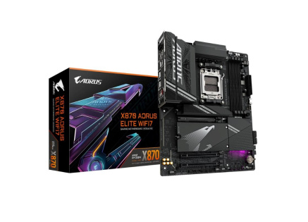 GIGABYTE MB Sc AM5 X870 A ELITE WIFI7, AMD X870, 4xDDR5, 2xHDMI, 2xUSB4, WiFi