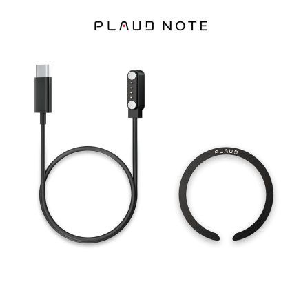 BAZAR - PLAUD NOTE Accessory Kit Black - Nabíječka a magnetický clip, černá - Poškozený obal (Komplet)