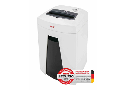 HSM skartovač Securio C18 (řez: Podélný 3.9mm | vstup: 230mm | DIN: P-2 (2) | papír, sponky, plast. karty ) HSM skartovač Securio C18 (řez: Podélný 3.9mm | vstup: 230mm | DIN: P-2 (2) | papír, sponky, plast. karty )