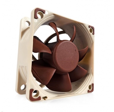 NOCTUA Ventilátor NF-A6x25-PWM 5V, 60mm, hnědá