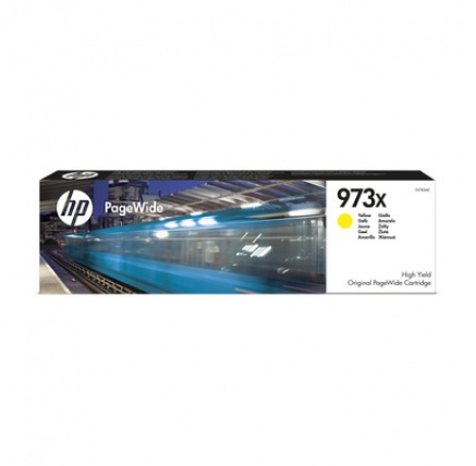 HP 973X High Yield Yellow Original PageWide Cartridge (7,000 pages)