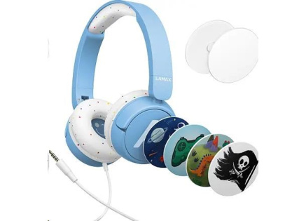 LAMAX SoundKid1 - náhlavní sluchátka - modrá