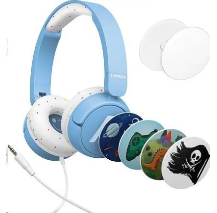 LAMAX SoundKid1 - náhlavní sluchátka - modrá