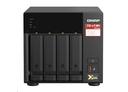 QNAP TS-473A-8G (4C/Ryzen V1500B/2,2GHz/8GBRAM/4xSATA/2xM.2/2x2,5GbE/3xUSB3.2/2xPCIe)