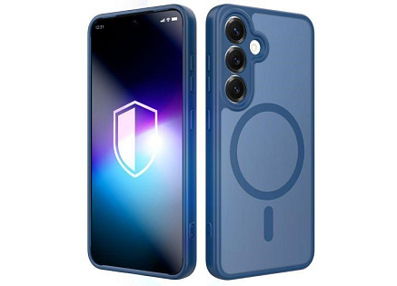3mk ochranný kryt Misty MagCase Blue pro Samsung Galaxy S25 3mk ochranný kryt Misty MagCase Blue pro Samsung Galaxy S25