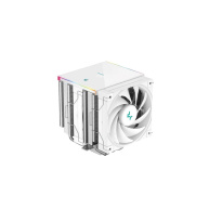DEEPCOOL CPU Chladič AK620 DIGITAL SE WH, ARGB, 2x120mm, LGA1851, AM5, bílá