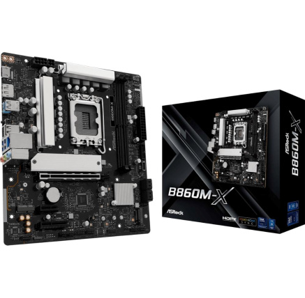 ASRock MB Sc LGA1851 B860M-X, Intel B860, 2xDDR5, 1xDP, 1xHDMI, mATX