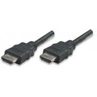 MANHATTAN kabel HDMI s Ethernetem, HEC, ARC, 3D, 4K, stíněný, 10m, Black